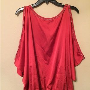 Nicole Miller Cold Shoulder Blouse